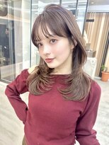 ロンドシエル 横浜(Lond ciel)&nbsp;オリーブグレー/レイヤーカット/黒髪/マロンベージュ/横浜