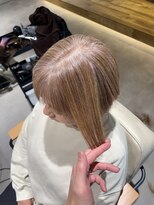 ベコ(Beco) 丸みショート◎30代40代50代60代/白髪ぼかし/ベージュ