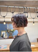 ミニボブ＊暖色系カラー