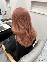 アウラヘアーサロン(aura hair salon) ピンクミルクティーベージュ