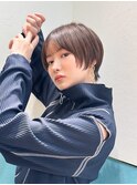ナチュラルショート/ショートボブ/韓国/顔周り/20代30代40代50代