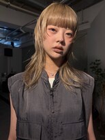 シティ 薬院(SITY.)&nbsp;薬院　ブリーチカラー　顔まわりレイヤー　レイヤーカット