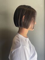ゼンドットカラスマ(Zen.karasuma)&nbsp;オリーブベージュ×ミニボブ