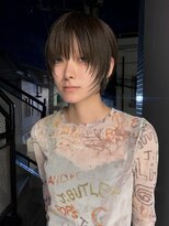 ペレ 原宿(PELE)&nbsp;ダークパープルナチュラルショート夏のヘアアレンジ原宿