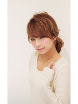 ヘアリゾート エーアイ 亀戸店(hair resort Ai) 好感度アップ。編み込みポニーテール［亀戸］