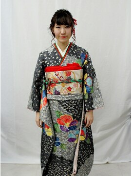 美容室 びゃんびゃん 社店 成人式スタイル2