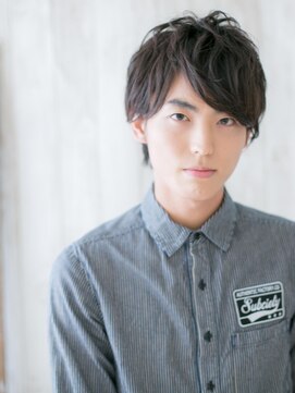 ダンディ館アダム 戸頭店 ニュアンスパーマのビジカジ好感度ショートb