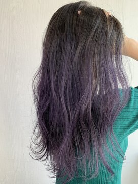 リジョイスヘア エン(REJOICE hair EN) 【REJOICE hair EN】寒色系ヴァイオレットアッシュ　担当AKIRA