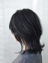 ジーナ 博多(Zina)&nbsp;[Zina]ネイビーグレージュ♪ウルフボブ♪