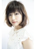 赤み撃退!!甘可愛い大人エレガントミディアムスタイル