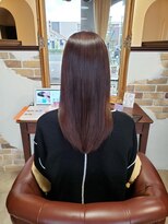 アドラーブル 女池店(adorable) 【マロンベージュ】【ツヤカラー】【ロング】