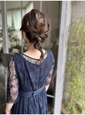 セミロング編みおろしアレンジ