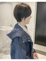 ショートボブ/大人巻き/ぷつっとボブ/ナチュラルモード/銀座駅