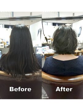 カミケン 方木田店(kamiken.) ふんわりニュアンス外ハネボブ【カミケン方木田店】