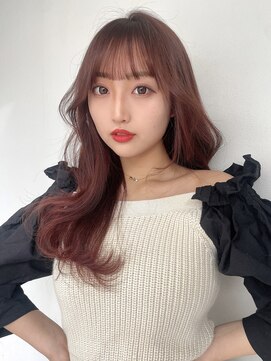 ロンドローズ 名古屋(Lond damaskRose) 学割 ブリーチなしダブルカラー ブリーチ 髪質改善 ボブ 74*