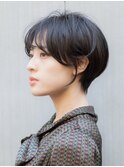 ショートボブ20代30代40代大人可愛い暗髪うる艶髪青山表参道