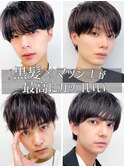ツーブロックマッシュ/モテ/ツーブロック/束感/波巻き/メンズ