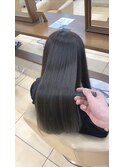 暗めの艶髪！ダークオリージュ