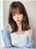 ♪大人可愛いアッシュベージュ外ハネボブ美髪20代30代高田馬場