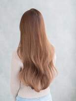 トッカ ヘアアンドトリートメント 難波店 ロングで可愛いピンクベージュ