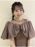 ツイン編みおろしヘアアレンジ/KAORI SHINJYO