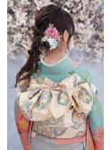 振袖☆着付け＋ヘアセット　￥14,300～