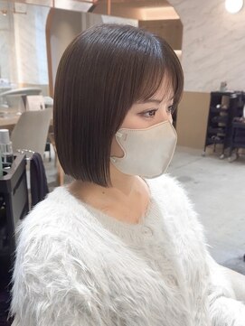 ロンド ブランシュ 錦糸町北口(Lond blanche) 前髪アンブレラカラーこなれミディイメチェンウェーブパーマ