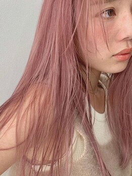ユーブランドヘアー(U Brand hair)の写真/《イルミナカラー使用◎》透明感のある高発色カラーでトレンドデザインを楽しめる！ツヤ感と色持ちも抜群♪