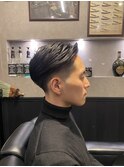 ツーブロ スリックバック
