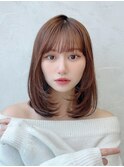 [木原]20代30代40代大人かわいいミディアムレイヤー