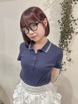 ゼスト 中野店(ZEST)&nbsp;【ZEST中野/chihiro】 夏におすすめ★カシスレッド×ボブ