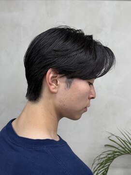 ニコ トウキョウ ロジック(nico TOKYO Logic) メンズセンターパートニュアンスパーマフェザーパーマ