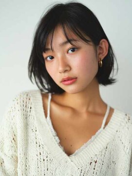 シェル 立川(shell) くびレイヤーエモージュグレージュカラーくびれショート【立川】