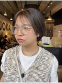 ショート×シースルーバング