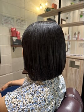 チアー ヘアリラクゼーション(cheer HAIRRELAXATION) 黒髪ボブ