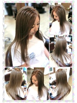 ヘアーファクトリー☆マハロ(Hair Factory☆MAHARO) カフェオレ系カプチーノブラウン☆ヘアカラー