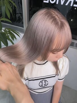 イエナ 渋谷(IENA) デザインカラーケアブリーチダブルカラーミルクティーベージュ