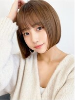 アース 豊橋店(HAIR&MAKE EARTH) 前下がりボブヘアー