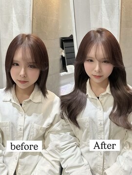 エクステ×くびれ巻き