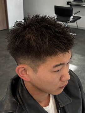 スパイキーフェード(小山市/小山駅/小山市美容室/小山市メンズ)