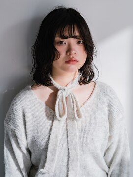 ヘアークラフト(Hair Craft) レイヤーボブ×ゆるふわパーマ【岡山】似合わせカット