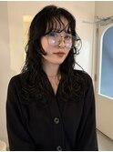 ladies/顔まわりレイヤー×アンニュイデジタルパーマ
