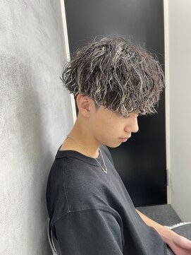 ネクスト 静岡店(NEXT) 波巻きパーマ メッシュ ハイライト 静岡駅