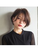 ショートボブ/レイヤーボブ/アッシュ/ダークアッシュ/阪急桂