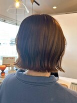 クララジャパン ナベシマ(CLALA JAPAN Nabeshima)&nbsp;ボブ　ミルクティーベージュ　艶髪　髪質改善カラー　ショート