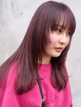 ユニ バイ マグ 長野店(Uni.by Mag) 20代30代40代ブロッサム髪質改善カラー艶感ストレート
