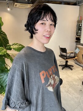 ロカリタ キョウト 河原町三条店(ROCAReTA kyoto) ショートパーマ　ショートウルフ　レイヤーパーマ
