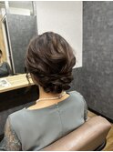 シニヨンヘアセット