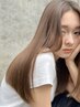 髪質改善ストレート《プレミアム》+水素カラーリタッチ+TR+カット￥36800