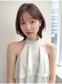 耳掛けで印象UP!おとなレイヤーボブ*レイヤーカット*顔周り